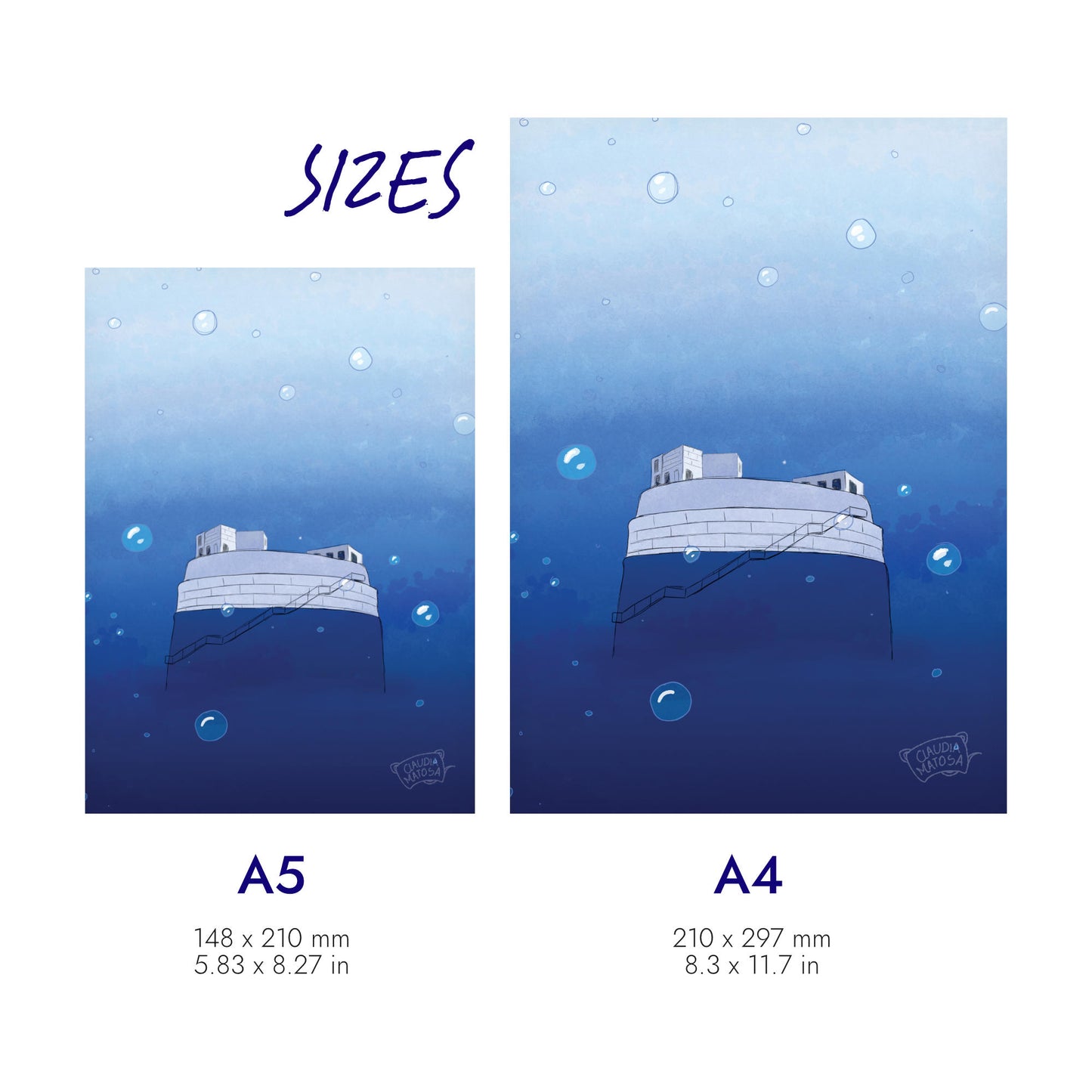 Water Fort Print