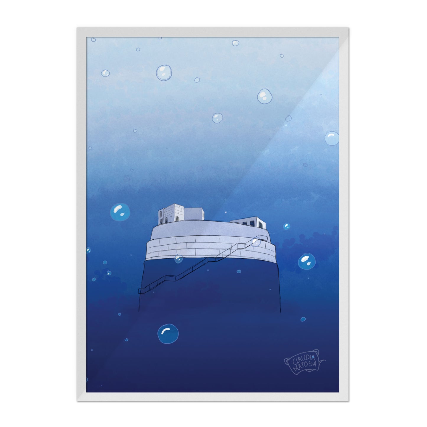 Water Fort Print