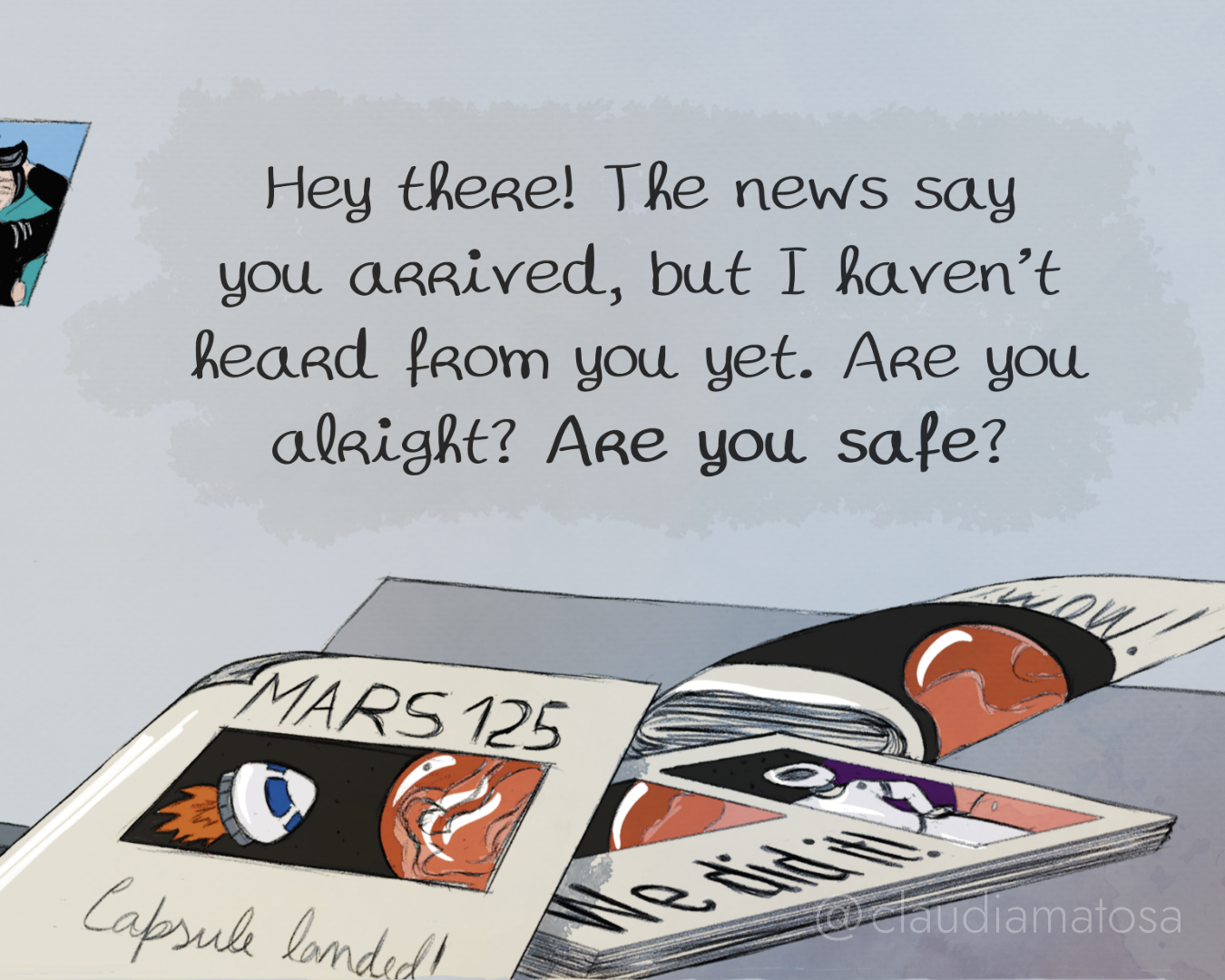 Worlds Apart (Mini Sci-Fi Comic)
