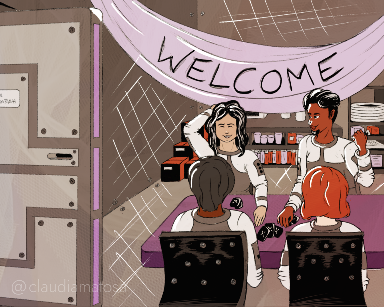 Worlds Apart (Mini Sci-Fi Comic)
