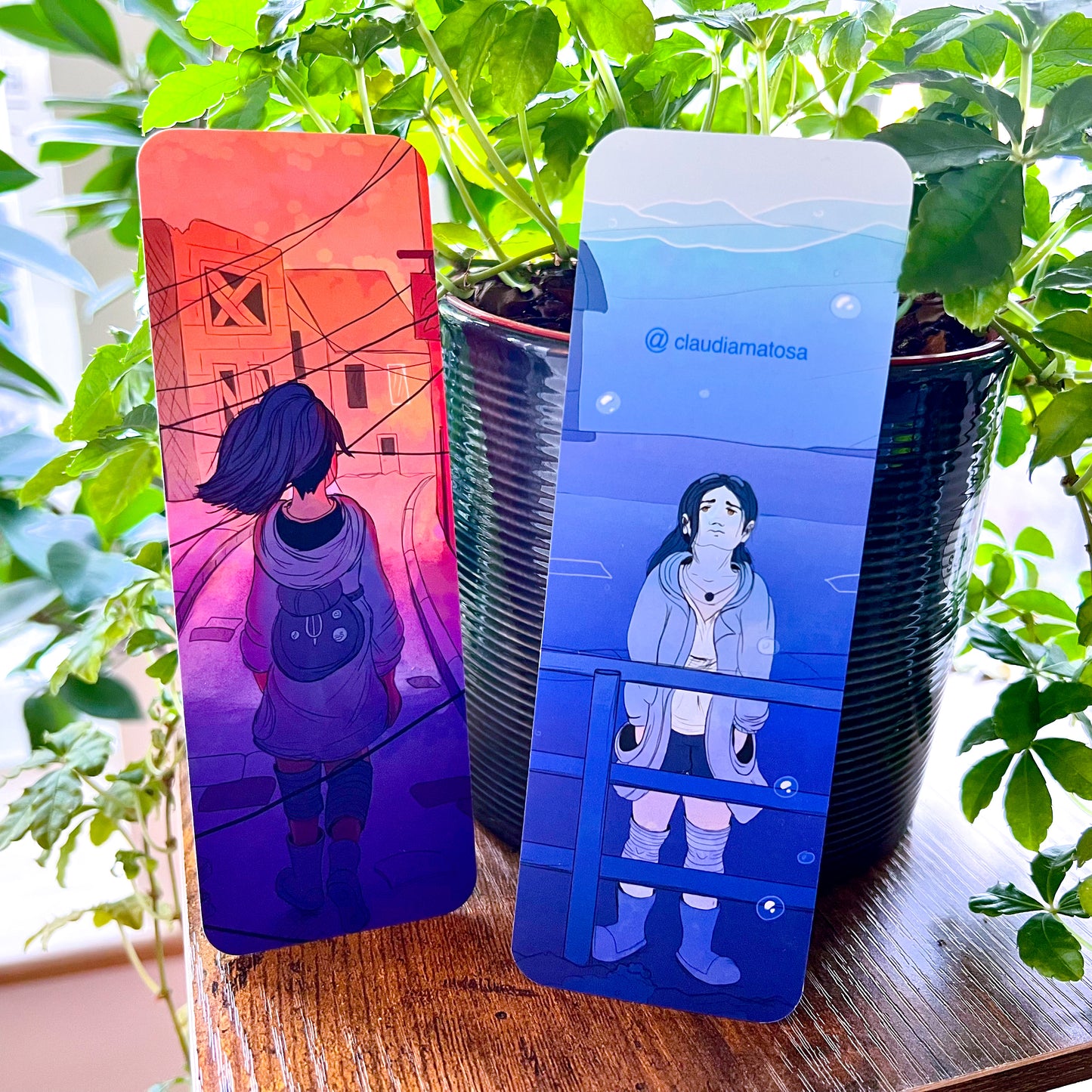 Double-Sided Sci-Fi Art Bookmark Bundle