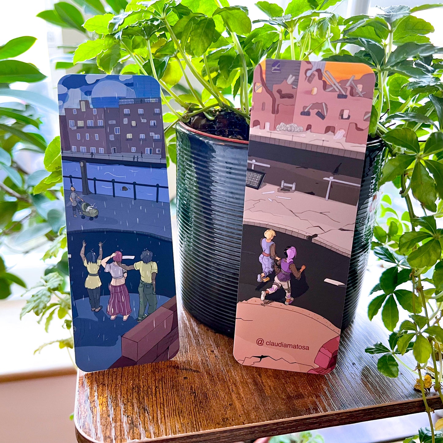 Double-Sided Sci-Fi Art Bookmark Bundle