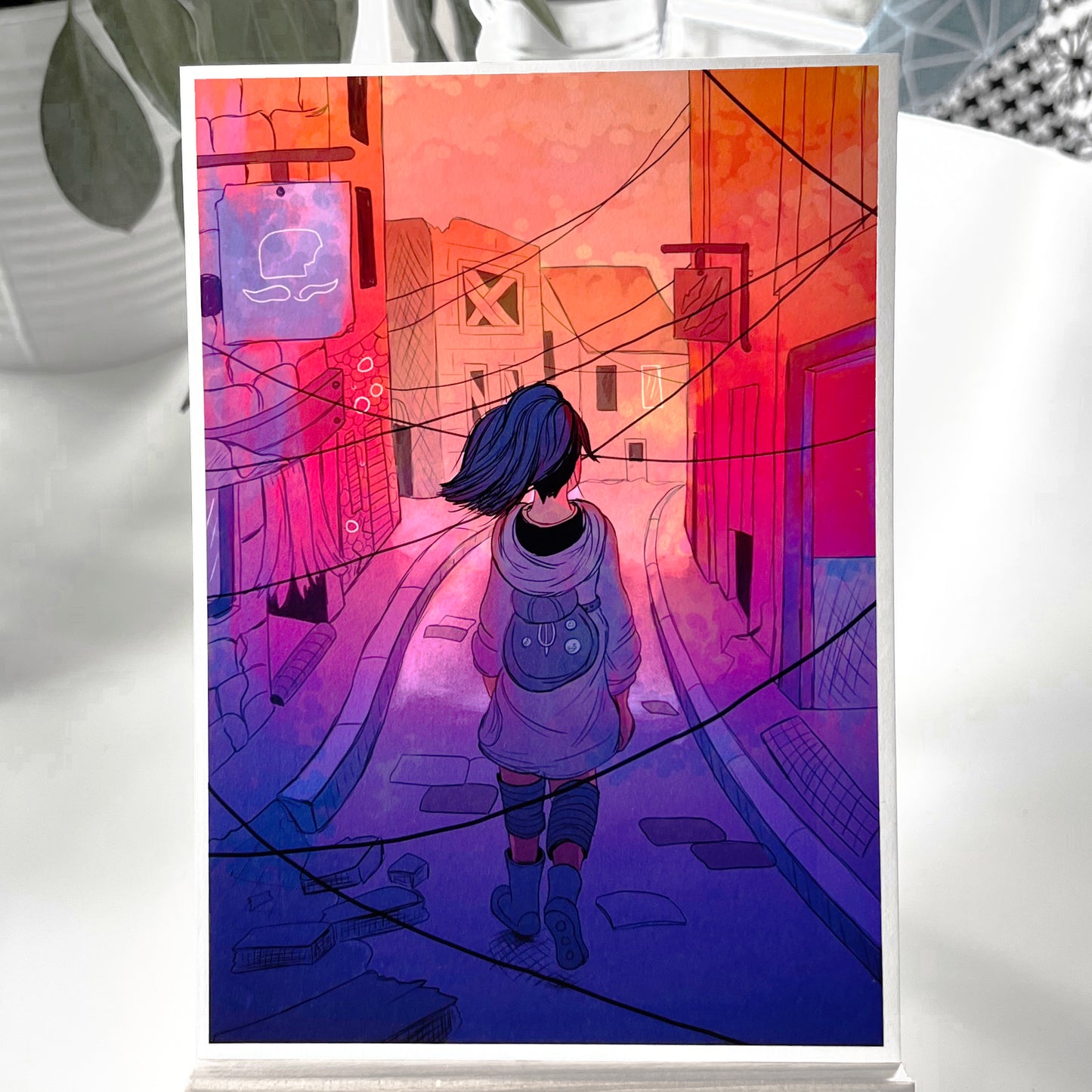 Walking Into the Horizon Print