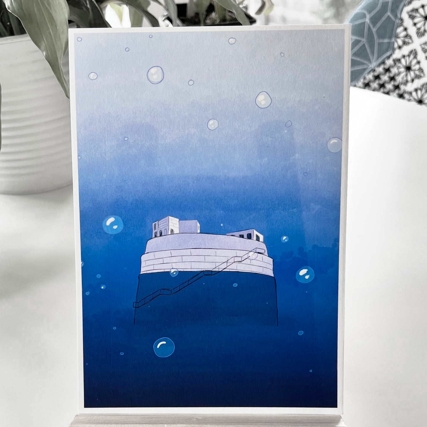 Water Fort Print