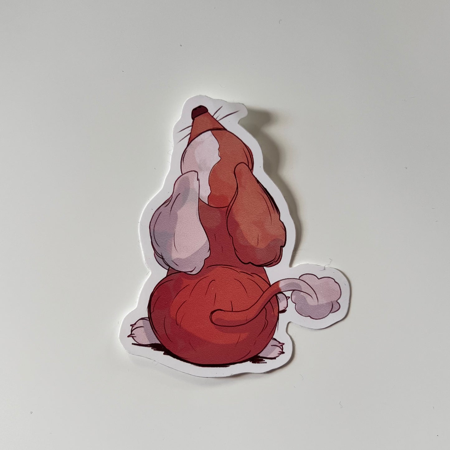 Dog Looking Up Sticker
