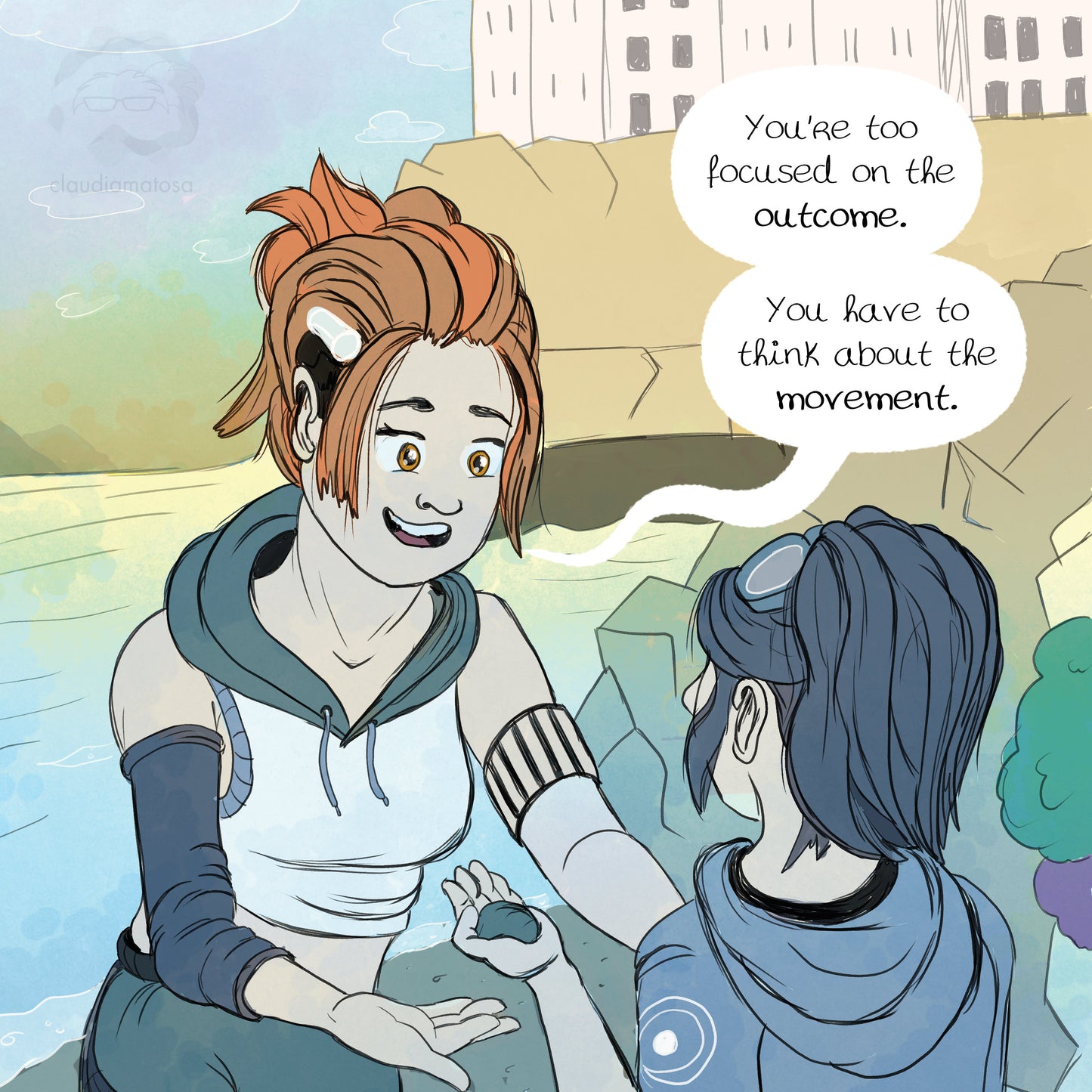 The Sea Wall of Plymouth (Dystopian Comic Book)