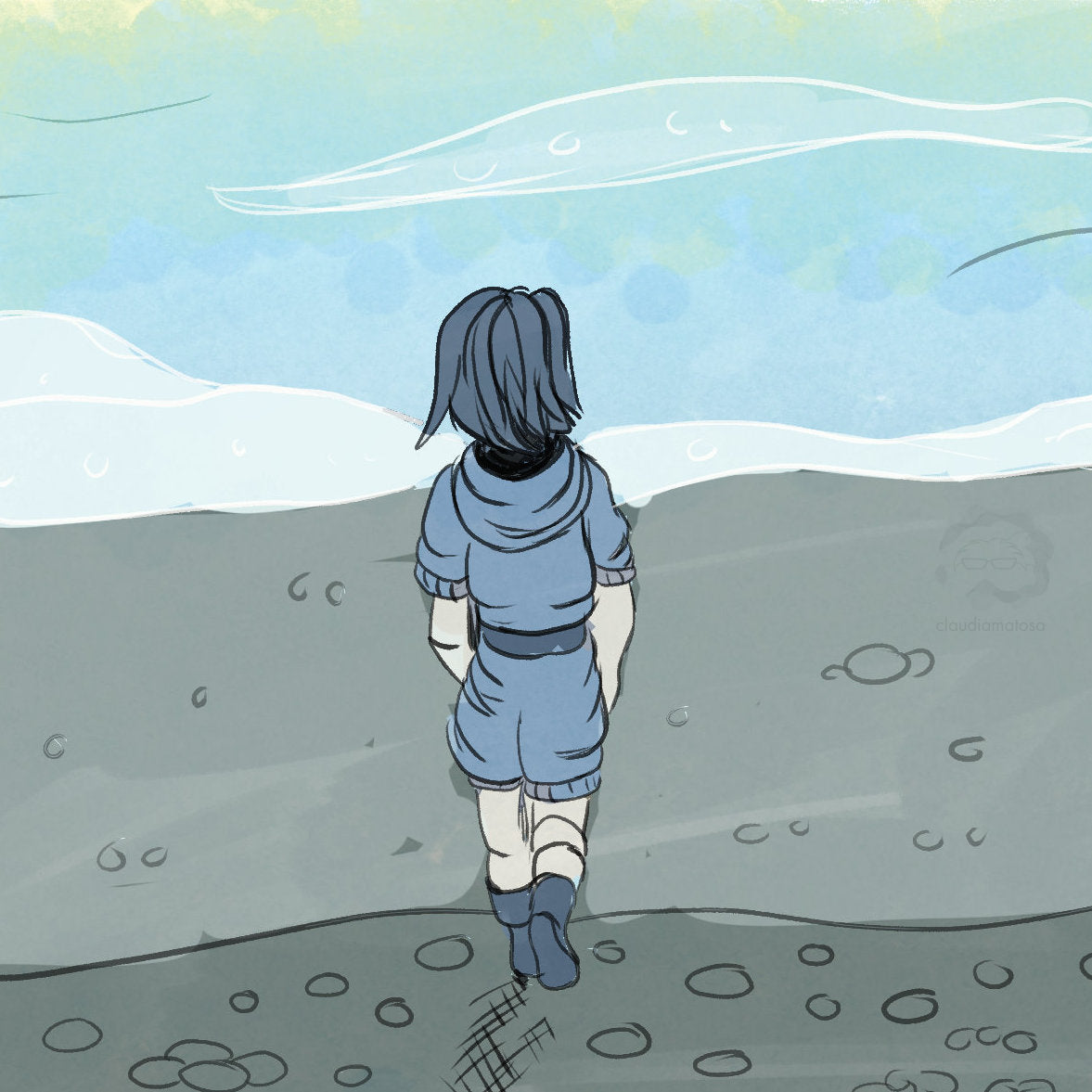The Sea Wall of Plymouth (Dystopian Comic Book)
