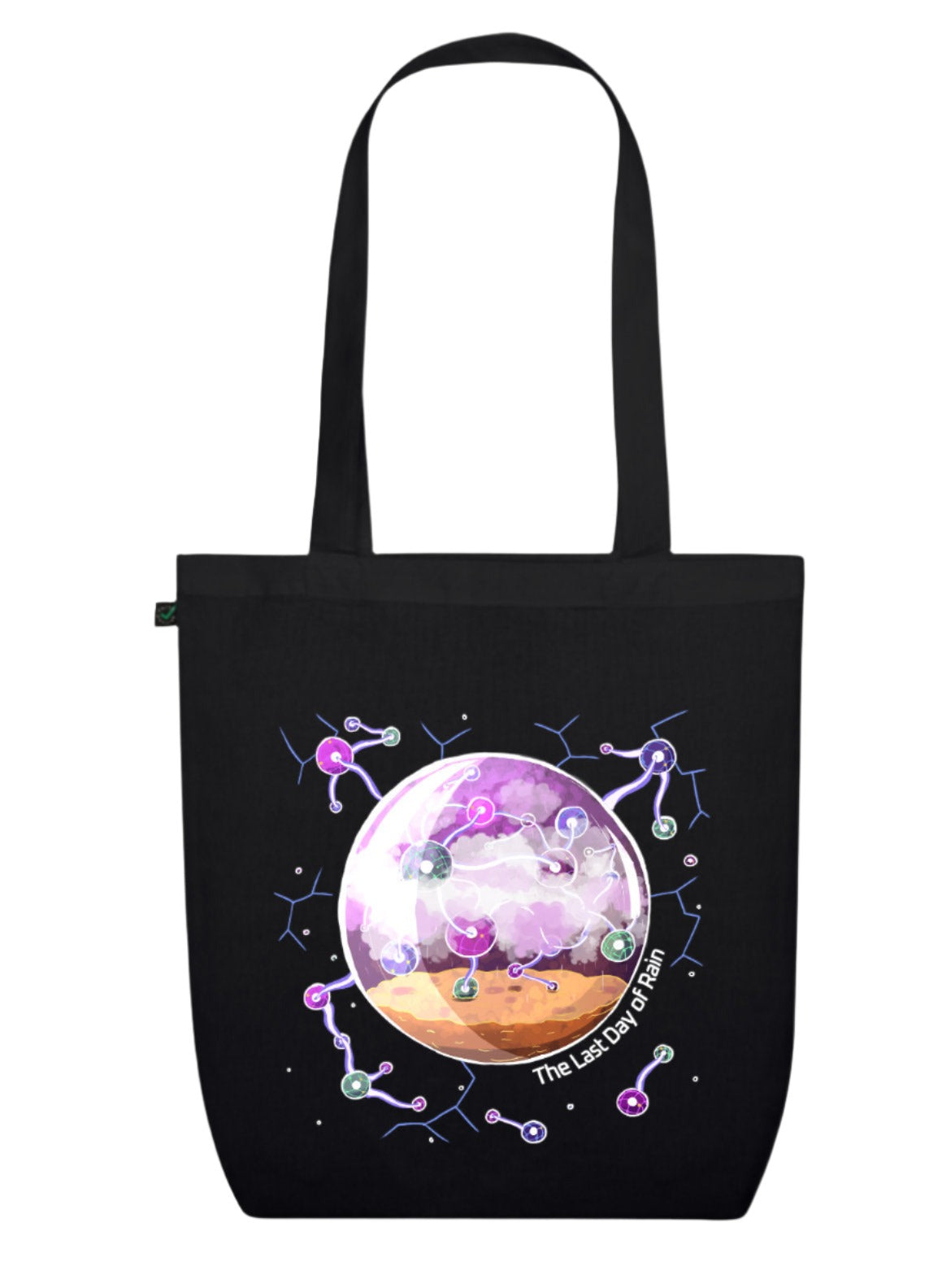 Tote Bag with Sphere Design (Organic Cotton)