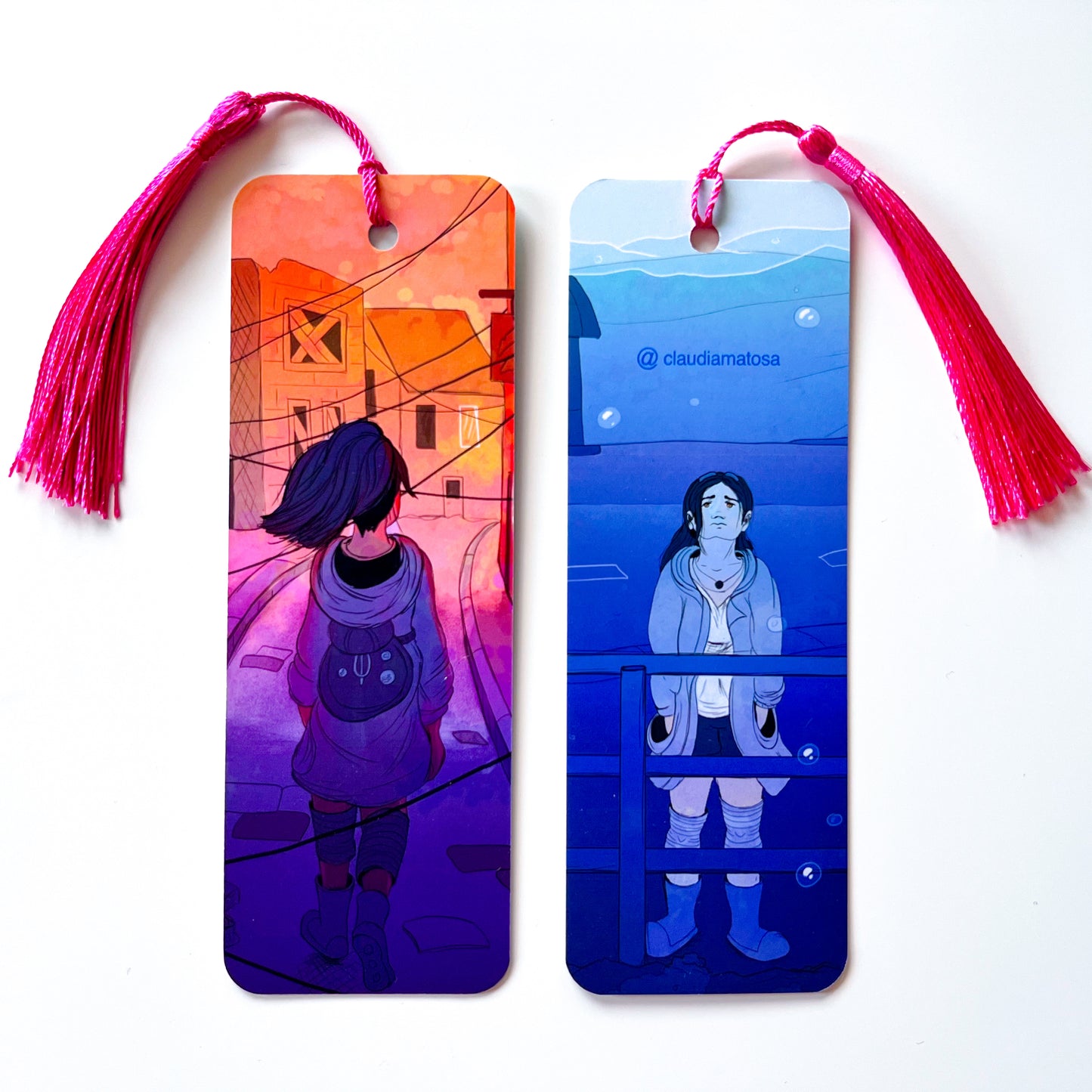 Double-Sided Sci-Fi Art Bookmark Bundle (With Tassels)