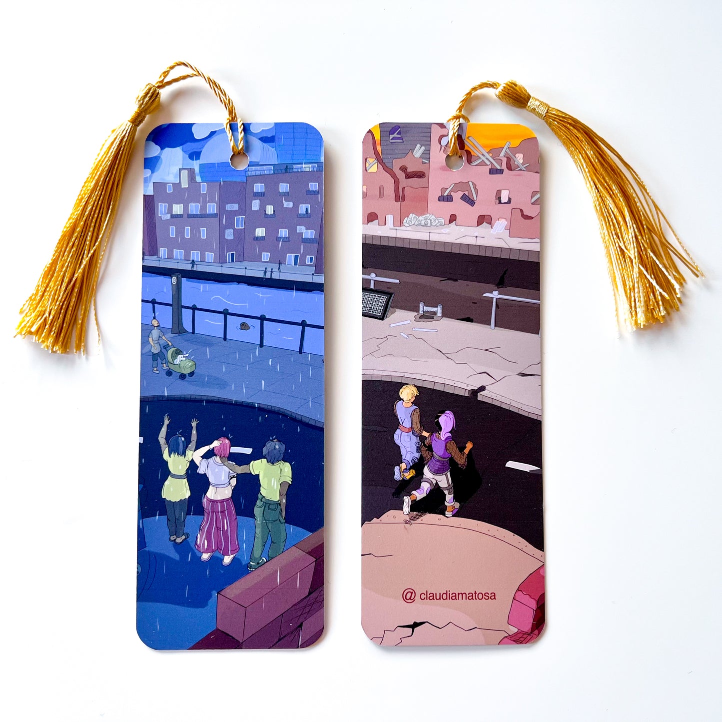 Double-Sided Sci-Fi Art Bookmark Bundle (With Tassels)