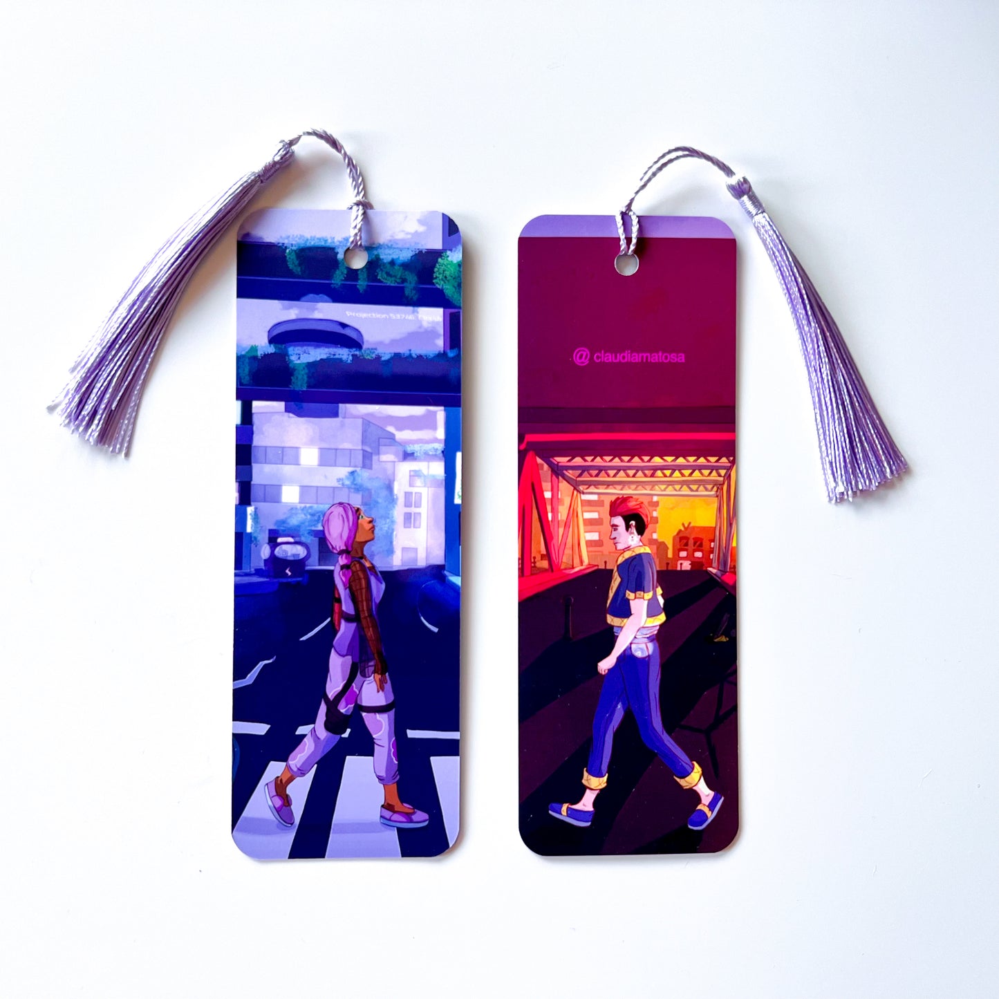 Double-Sided Sci-Fi Art Bookmark Bundle (With Tassels)