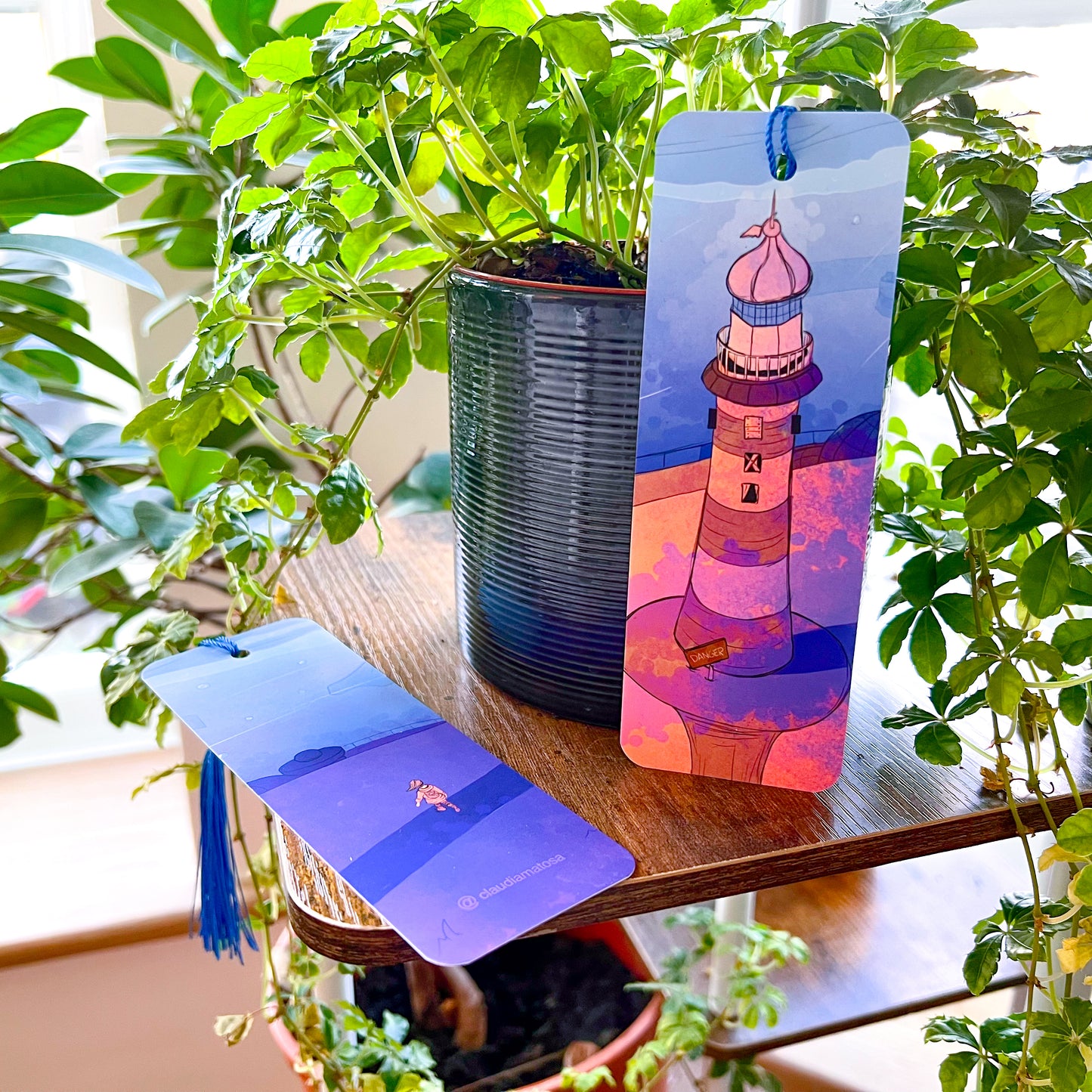 Lighthouse Bookmark (With Tassel)