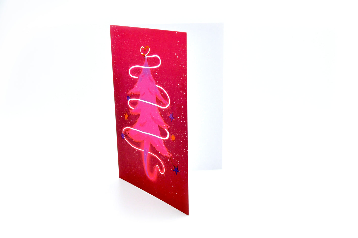 Christmas Card - Pink